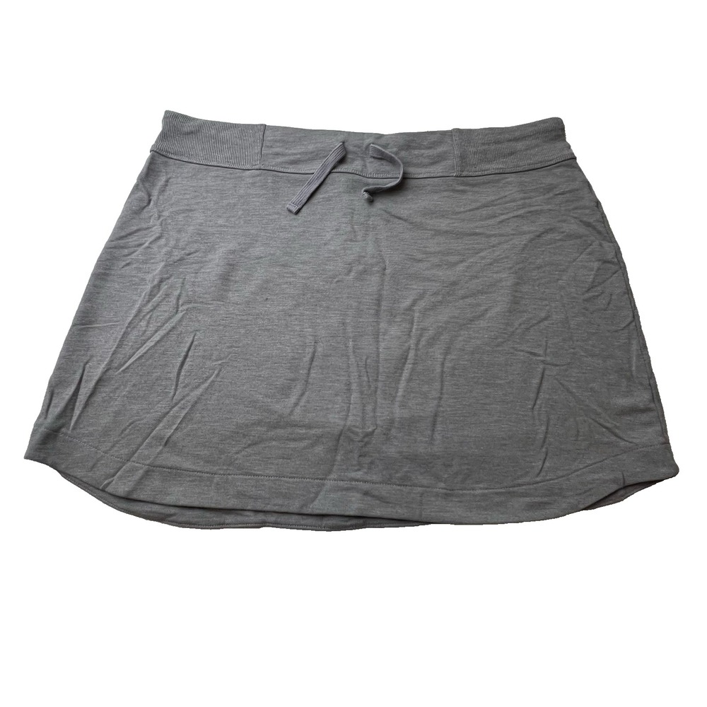Be Inspired Women's Grey Lightweight Sweats Style Mini Skirt Size XL
